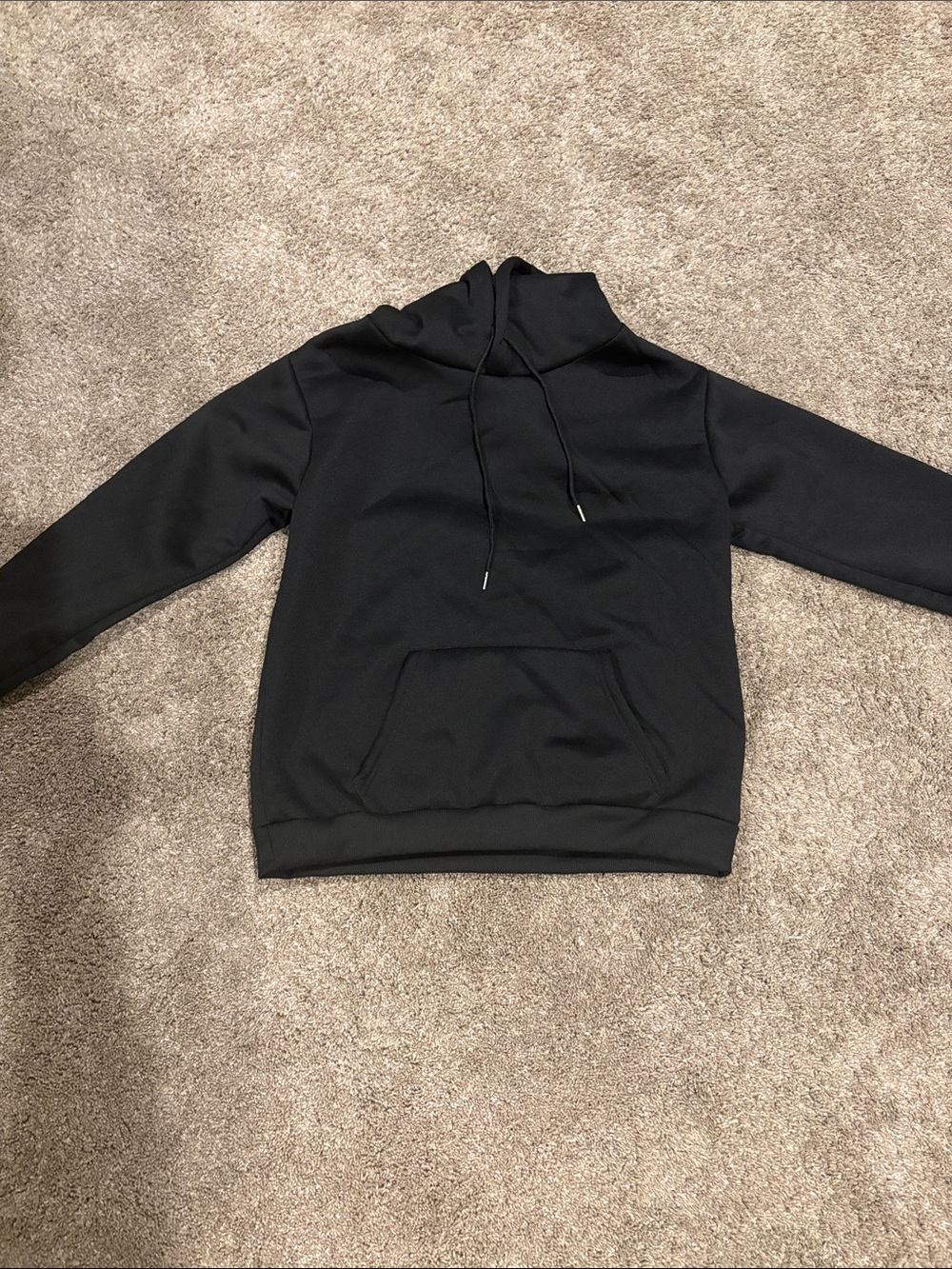 Black Men’s Pullover Hoodie Sweatshirt